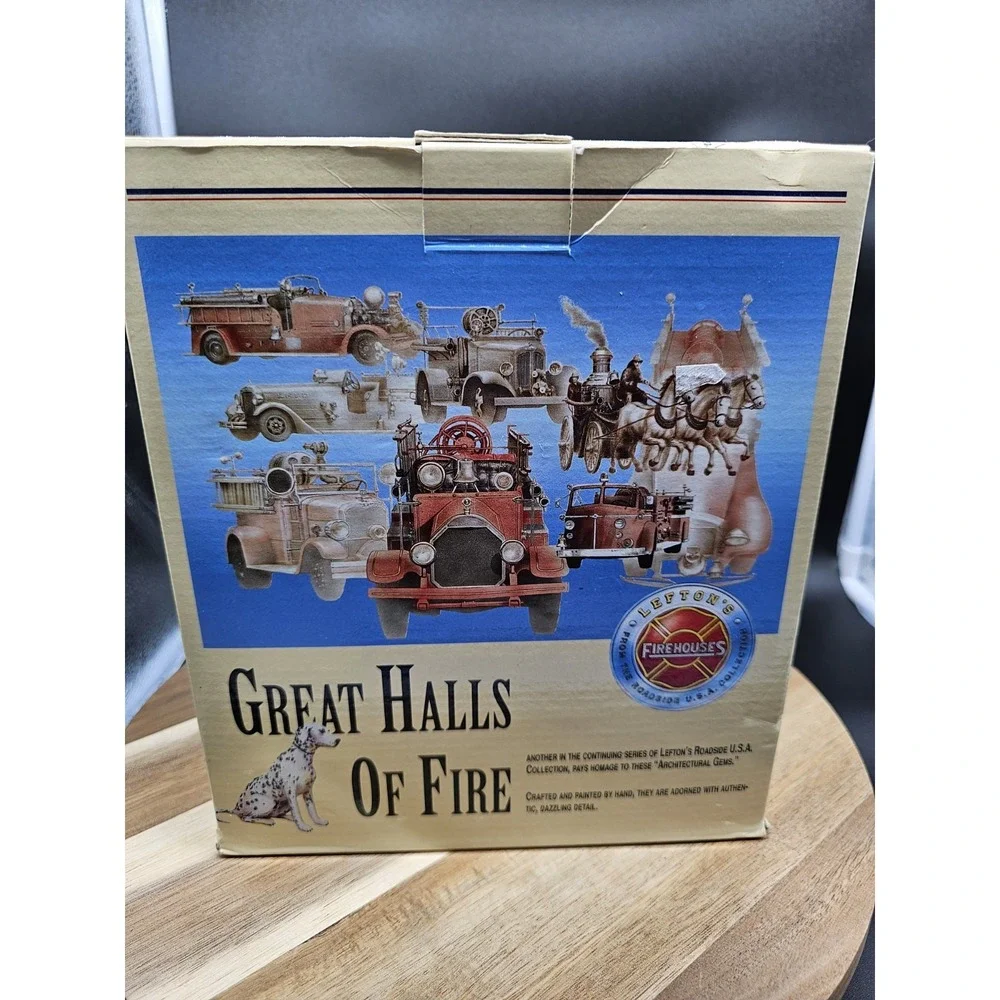Lefton‎ Great Halls Of Fire Narragansett No.3 Firehouse Blt 1846 Warren RI
